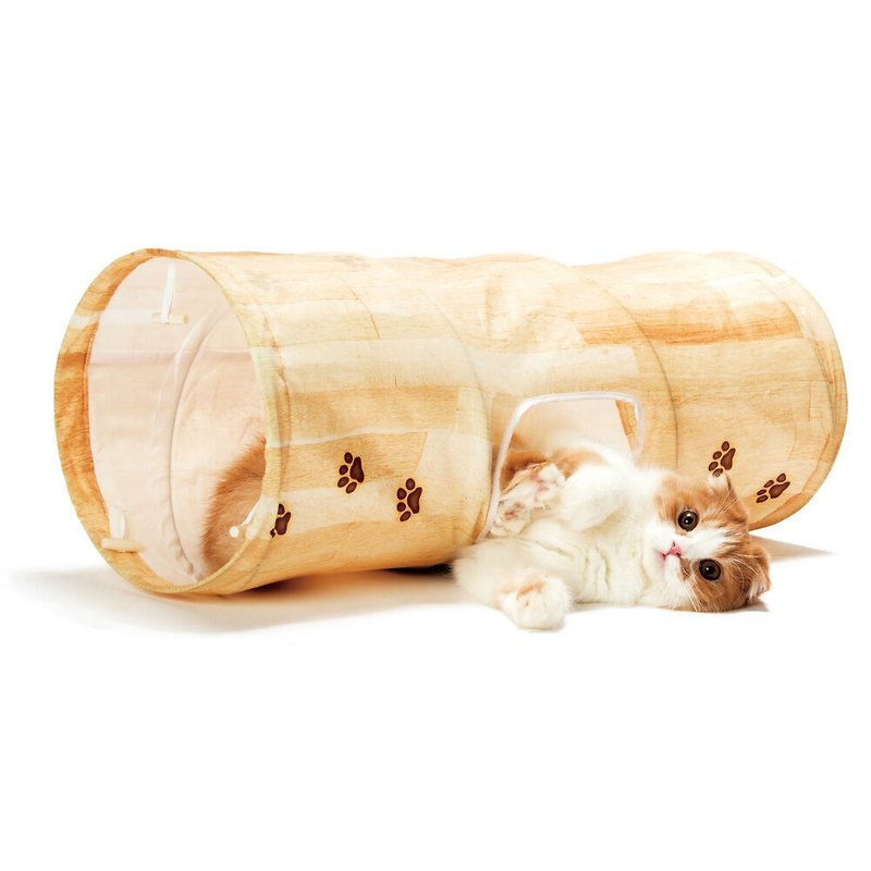 猫壹 奇幻隧道 木头纹 - 玩具 - 聚酯纤维 咖啡色