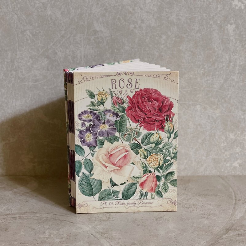 玫瑰 法式手工书 - 笔记本/手帐 - 纸 