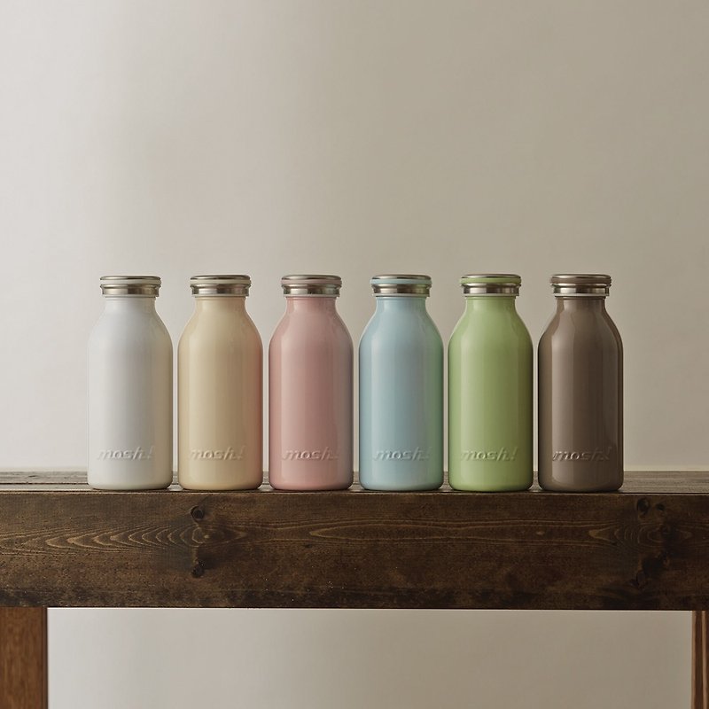 日本Mosh! 牛奶系保温保冷瓶-350ml (共六色) - 保温瓶/保温杯 - 不锈钢 多色