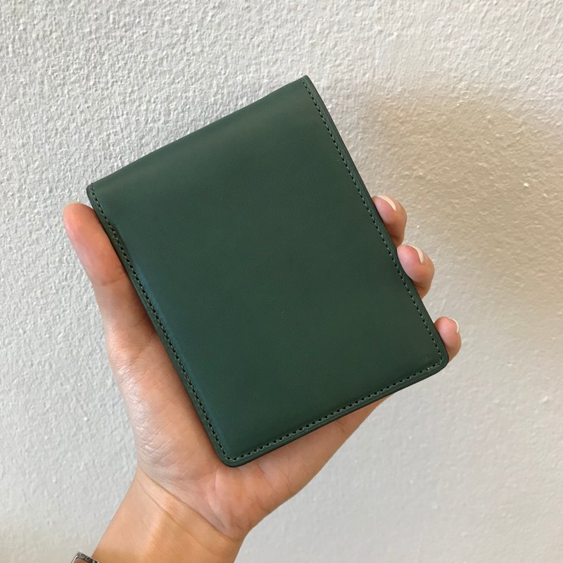 M wallet /Green - 皮夹/钱包 - 真皮 绿色