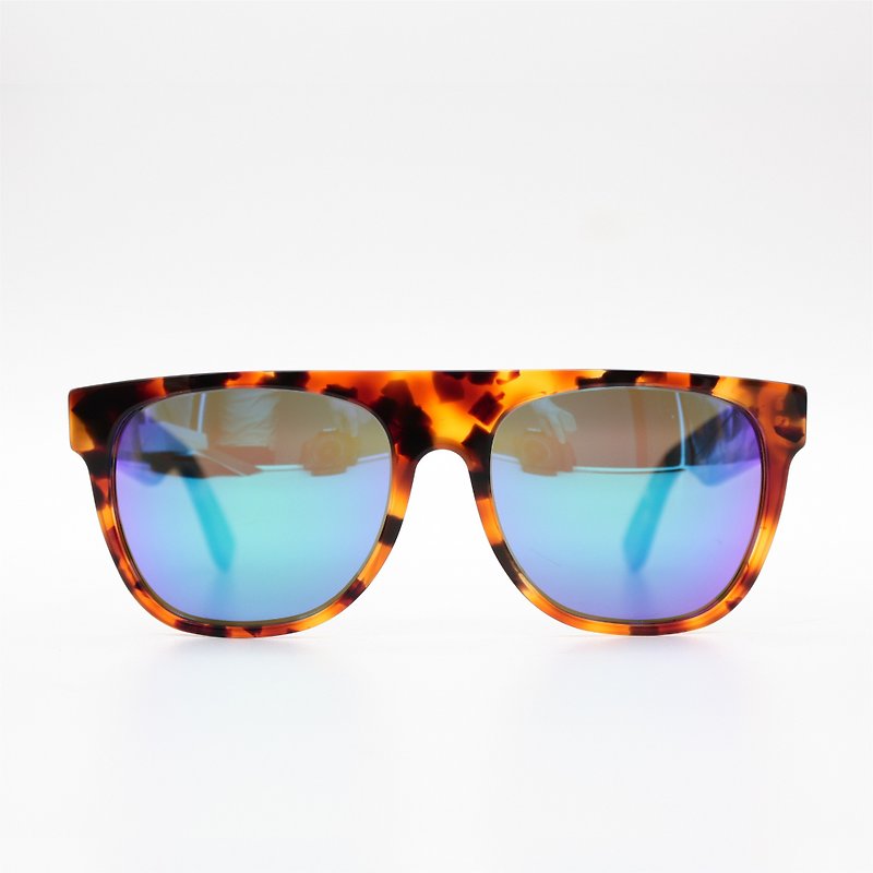 SUPER太阳眼镜 - FLAT TOP COVE HAVANA - 眼镜/眼镜框 - 其他材质 多色