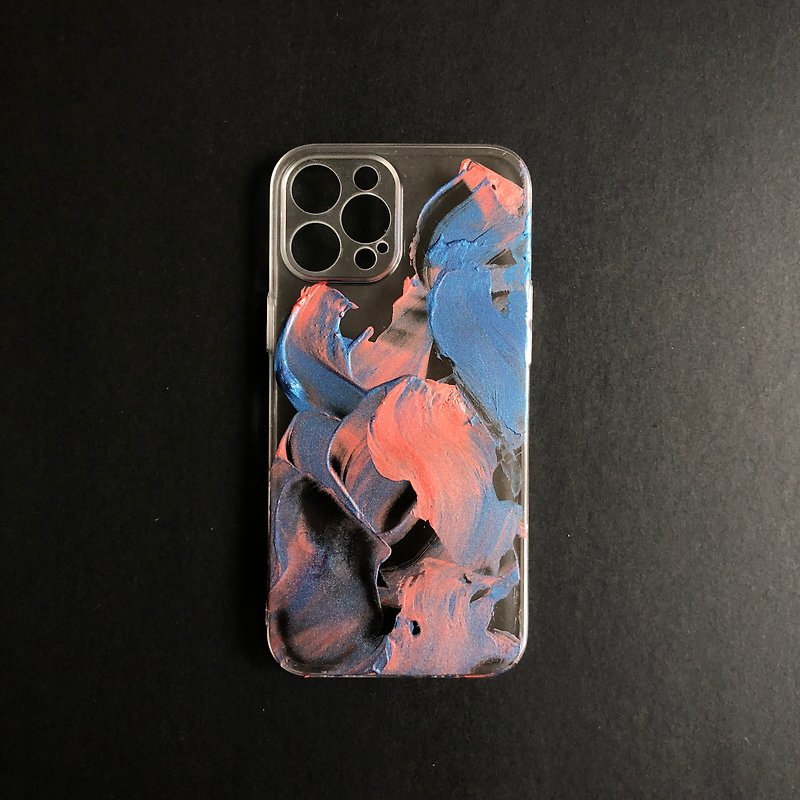Acrylic手绘抽象艺术手机壳 | iPhone 12 Pro Max | Romance - 其他 - 压克力 紫色