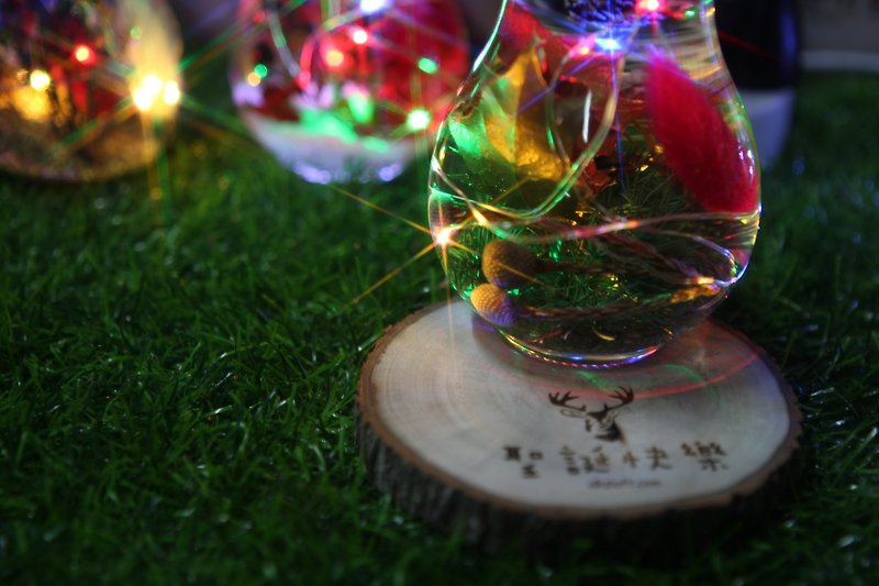 [圣诞限定] 花火盛宴系列 USB 小夜灯 - 圣诞特仕版（纸盒版）送限量圣诞杯垫 - 灯具/灯饰 - 玻璃 多色