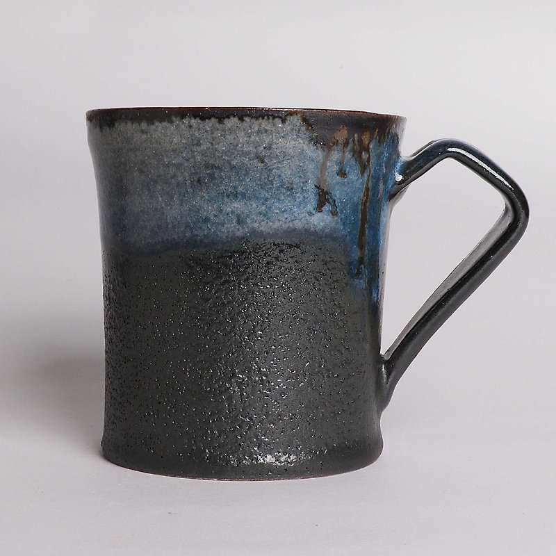 黑泥蓝蕴把杯 - 茶具/茶杯 - 陶 蓝色