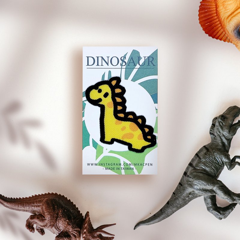 【烫片贴纸】Dinosaur 恐龙系列 熨烫贴/布章/补丁 共7款 - 贴纸 - 聚酯纤维 绿色