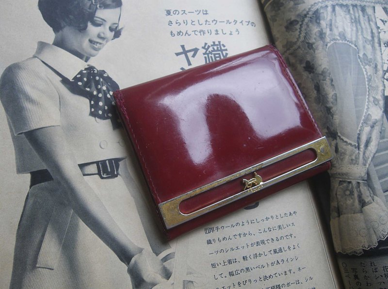 【老时光 OLD-TIME】早期二手古董意大利制CELINE马车稀有款钱包 - 收纳用品 - 其他材质 多色