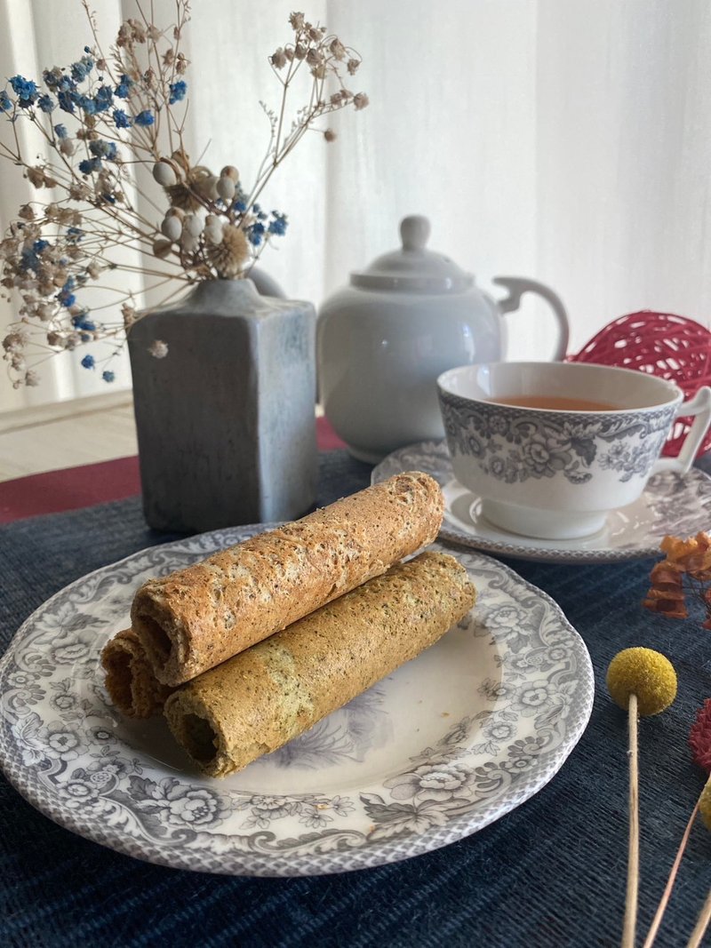 小草人木馆 手工茶香蛋卷-大吉岭红茶风味、炭焙乌龙风味 - 零食/点心 - 其他材质 透明
