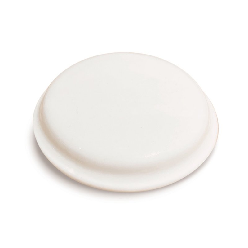两件组 小礼帽不染尘白瓷杯盖 -P+L传统款(台湾制可微波烤箱) - 其他 - 瓷 白色