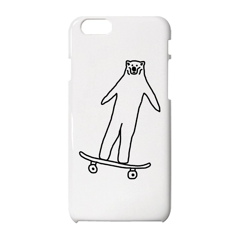 Skate Bear #3 iPhoneケース - 手机壳/手机套 - 塑料 白色