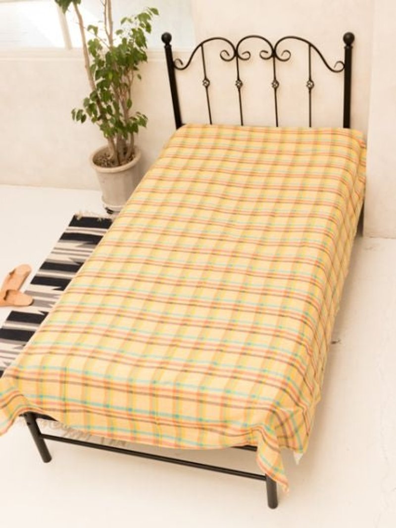 MADLAS Plaid Multi Cloth Bed Cover - Single - 被子/毛毯 - 其他材质 