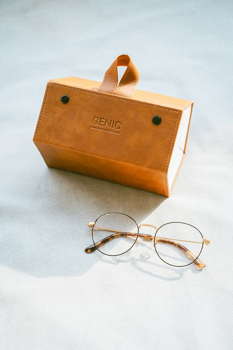 五角形眼镜收纳盒 | 可放5副眼镜 - 眼镜/眼镜框 - 聚酯纤维 咖啡色