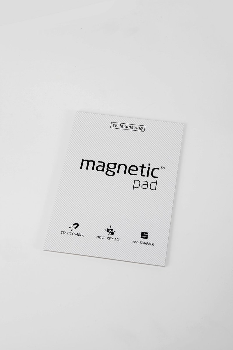 /Tesla Amazing/ Magnetic PAD 磁力便利贴 A5 白 - 贴纸 - 纸 白色