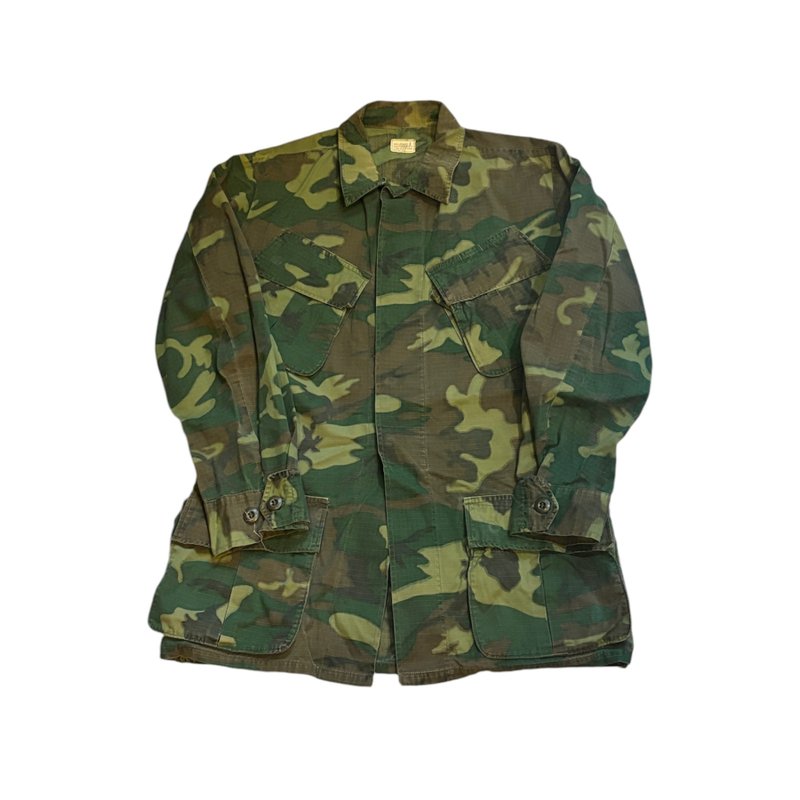 60s Vintage Vietnam War ERDL Jungle jacket 越战特种部队迷彩 - 男装外套 - 棉．麻 多色