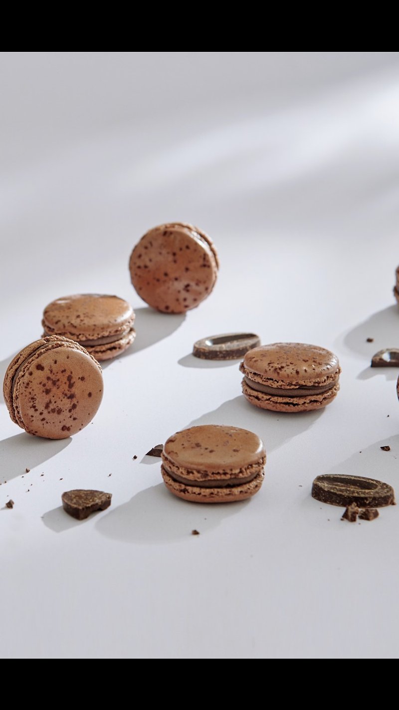 HERSTON【 纯 苦 巧 克 力 Chocolate Amer 】1入马卡龙 - 蛋糕/甜点 - 其他材质 多色