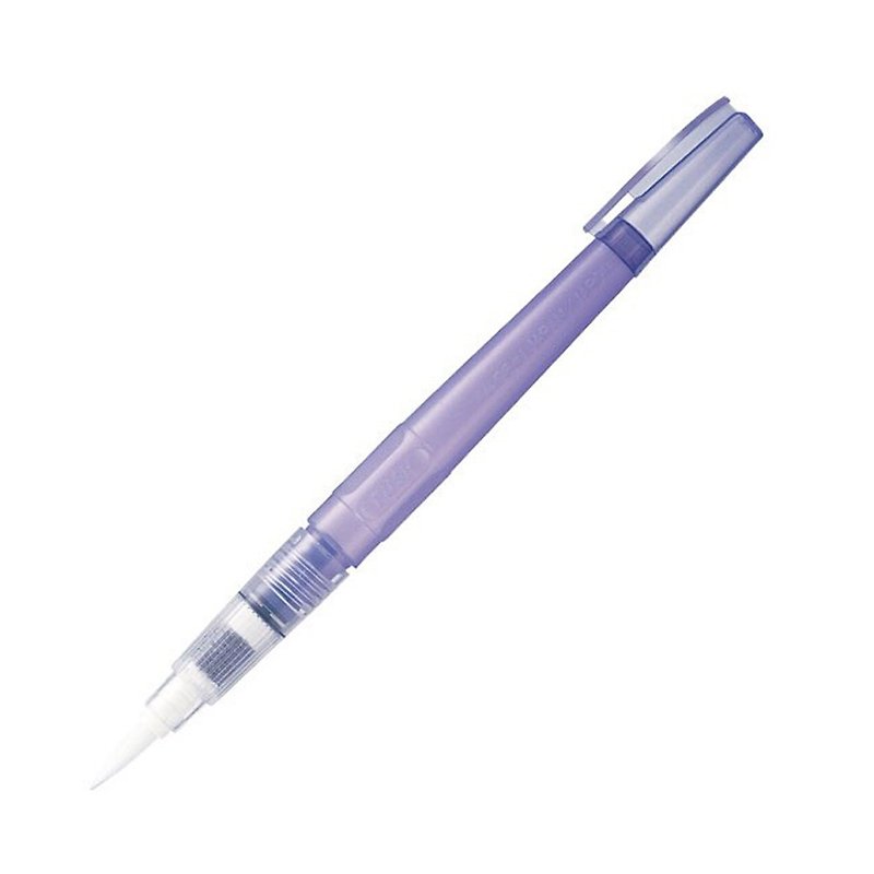 【Kuretake 日本吴竹】ZIG 携带式水笔 大圆 - 其他书写用品 - 塑料 紫色