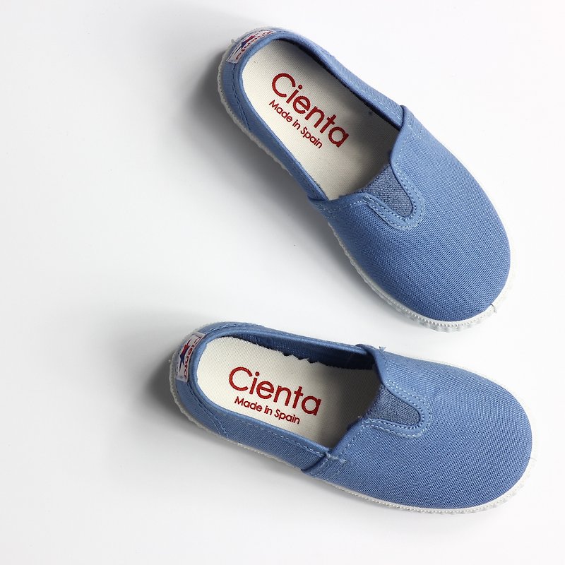 西班牙国民帆布鞋 CIENTA 54000 90浅蓝色 幼童、小童尺寸 - 童装鞋 - 棉．麻 蓝色