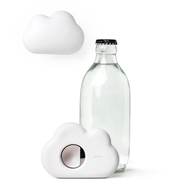QUALY 朵朵云儿-开罐器(白) - 厨房用具 - 塑料 白色