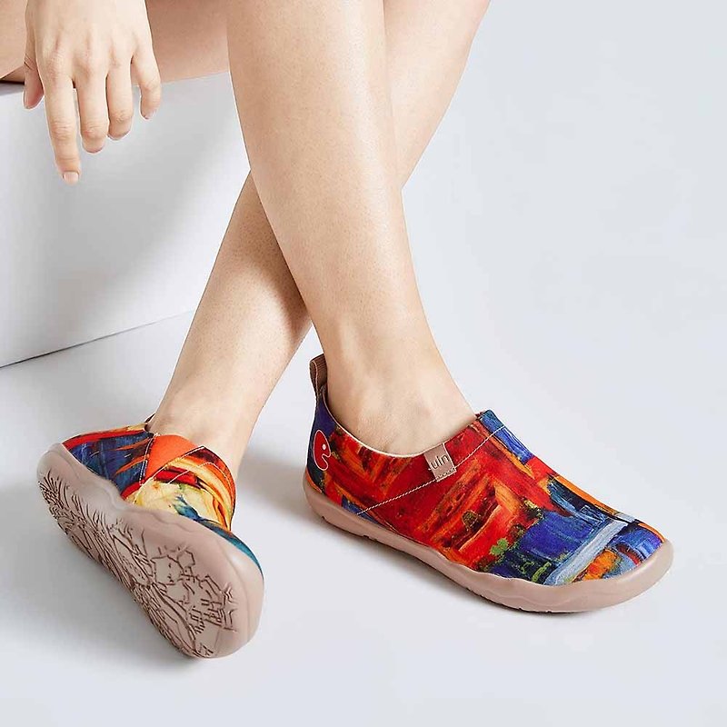 【 Uin 】西班牙原创设计 | 色猜 彩绘休闲 女鞋 - 女款休闲鞋 - 其他材质 多色
