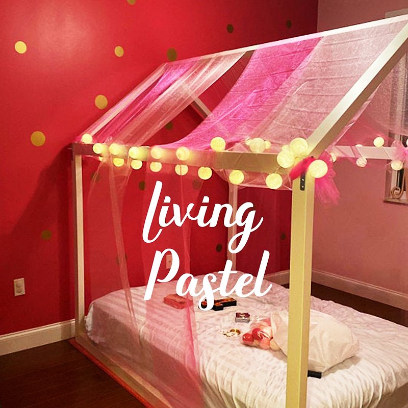 Customization Cotton Ball String Lights for Bedroom, Kids House, Teepee, Gift - 灯具/灯饰 - 其他材质 