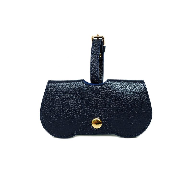 NavyBlue B.Cover Hanging Out leather Pouch Cases Sunglasses  - 眼镜/眼镜框 - 真皮 