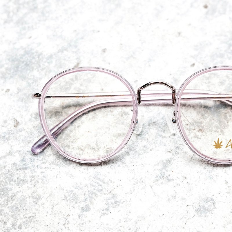【目目商行】韩国 大框 中金 热卖粉紫 眼镜 镜框 - 眼镜/眼镜框 - 其他金属 粉红色