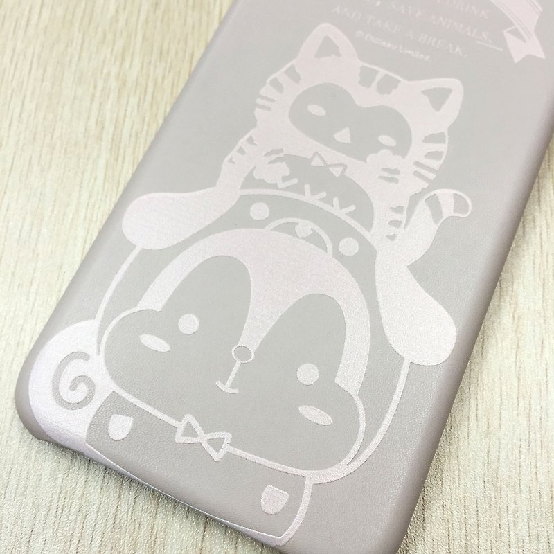 iPhone 6/6s PU 仿皮手机壳 (宠物) - E007SQE - 手机壳/手机套 - 真皮 粉红色