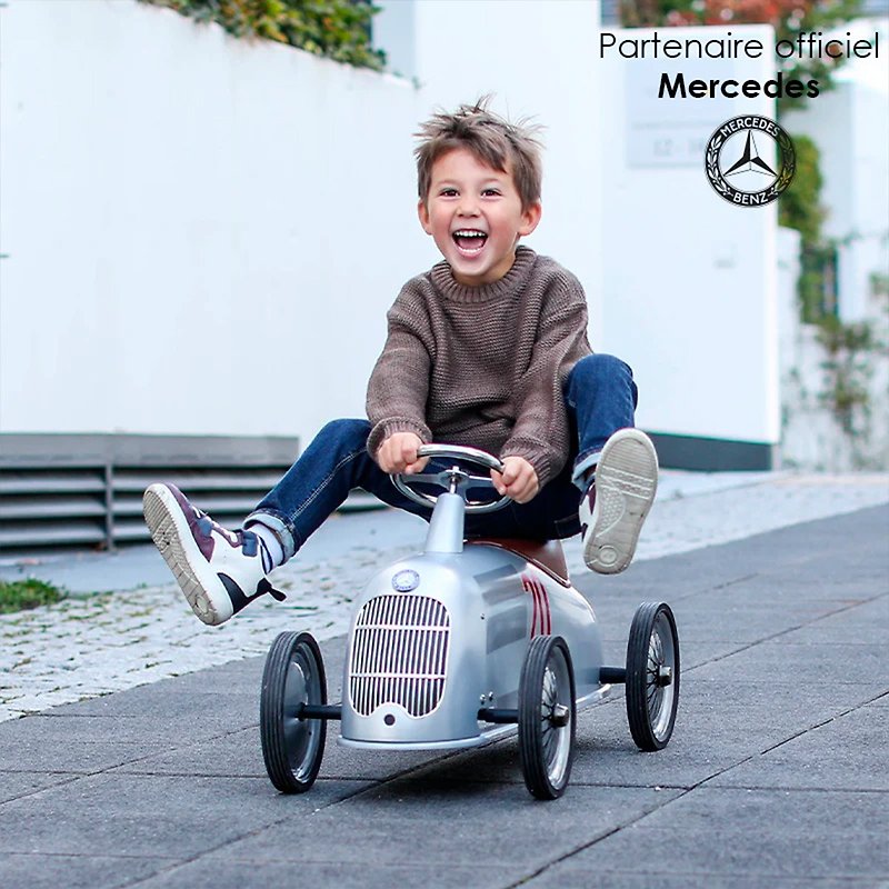 法国Baghera 精品 儿童骑士噜噜车 梅赛德斯-奔驰W25银箭 - 玩具/玩偶 - 塑料 
