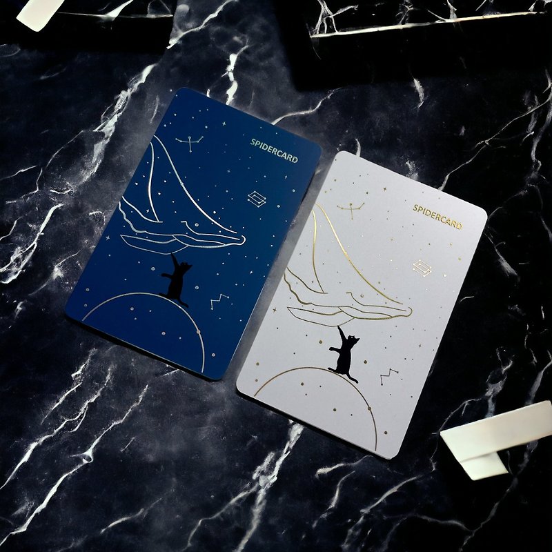 星河夜曲双卡组 - SpiderCard 数位名片NFC卡 - 数码小物 - 环保材料 