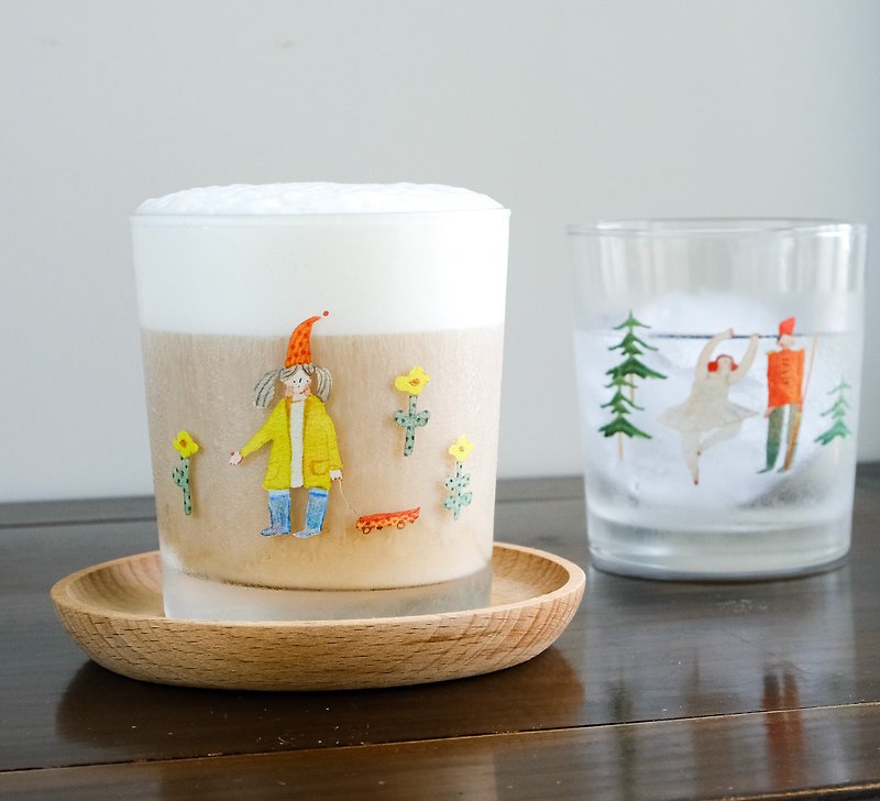 童话世界玻璃杯 | 最可爱的插画小杯子. 日本制礼物 | dodolulu - 杯子 - 玻璃 