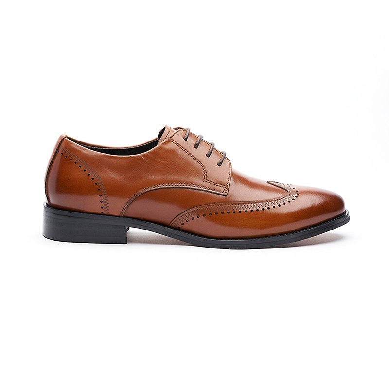 哈雷布洛克皮鞋 KV80203 棕色 - 男款牛津鞋/乐福鞋 - 真皮 咖啡色