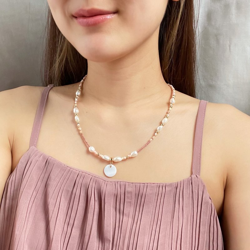 Pearl pendant necklace - 项链, 珍珠 - 项链 - 珍珠 白色