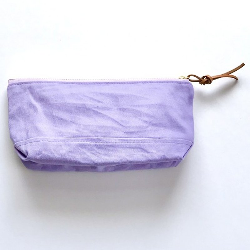 ポーチ 藤 - 化妆包/杂物包 - 棉．麻 紫色