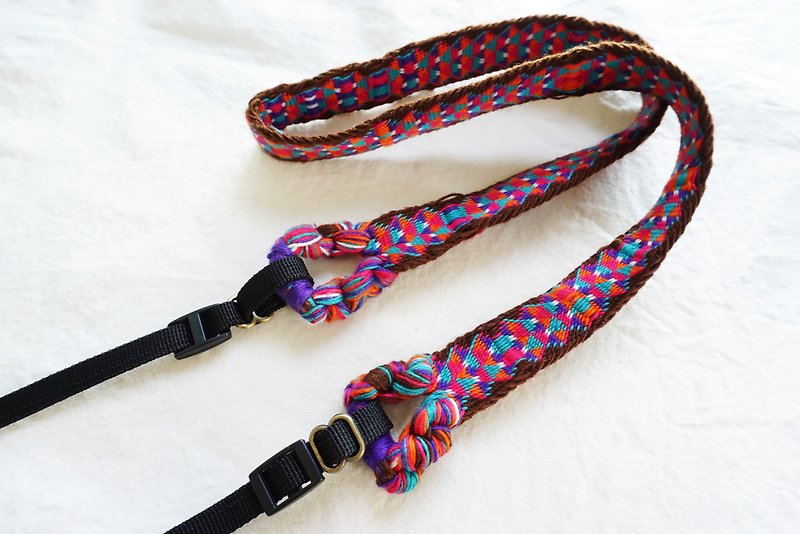 手工梭织织带（相机背带、腰带） - 证件套/卡套 - 绣线 多色