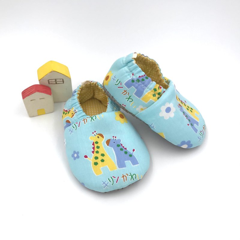 QQ长颈鹿-学步鞋/宝宝鞋/婴儿鞋 - 婴儿鞋 - 棉．麻 蓝色