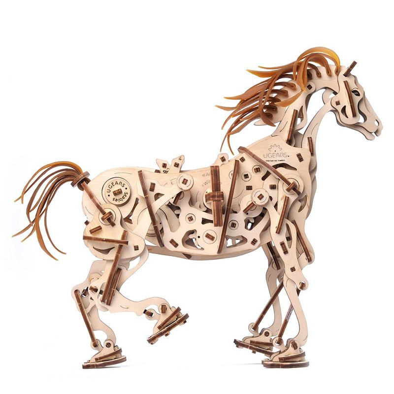 /Ugears/ 机械赤兔马 Horse-Mechanoid - 数码小物 - 木头 