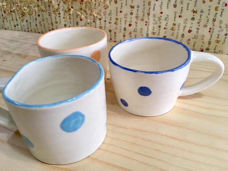 小小陶杯 - 咖啡杯/马克杯 - 陶 蓝色