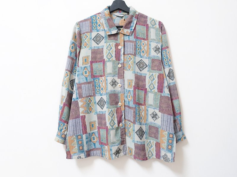 Awhile一时 | Vintage 长袖衬衫 no.108 - 女装衬衫 - 聚酯纤维 多色