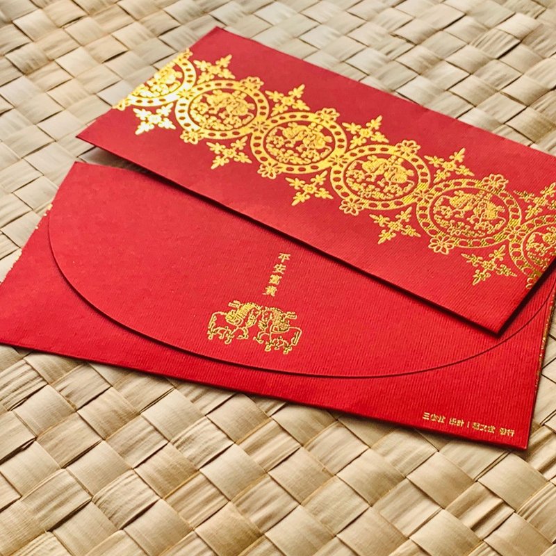 红包袋/马上富贵/中款 -三入 - 红包/春联 - 纸 红色
