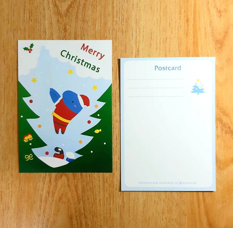 圣诞 (四) / 明信片 - 卡片/明信片 - 纸 多色