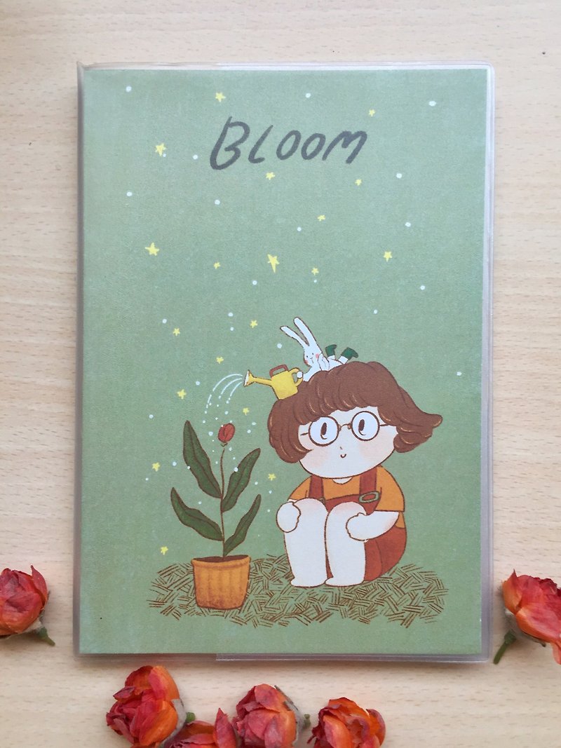 【笔记本/手帐】灌溉小花-Bloom  (格线线装本 附雾面书套) - 笔记本/手帐 - 纸 