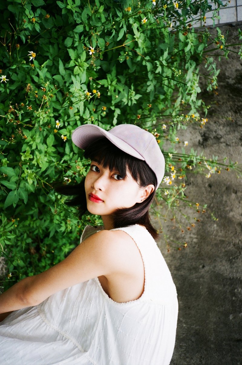 棒球帽 Candy color Ball Cap 粉嫩紫 - 帽子 - 棉．麻 紫色