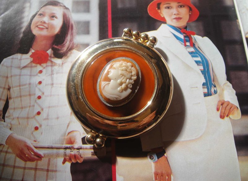 【老时光 OLD-TIME】早期二手意大利制随身镜盒 - 摆饰 - 其他材质 