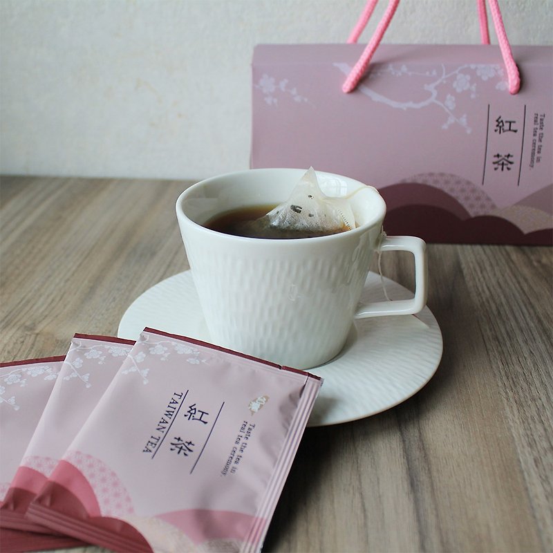 台湾日月潭红茶包 | 原叶茶包 | 送礼好物 | 办公室茶包 - 茶 - 其他材质 红色