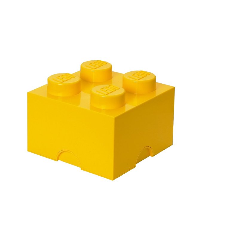 Room Copenhagen 乐高 LEGO 4凸收纳盒-黄色(40031732)送礼 毕业 - 收纳用品 - 其他材质 