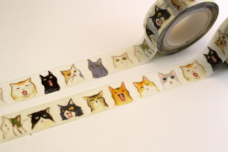 猫咪们的午后纸胶带 - 纸胶带 - 纸 透明