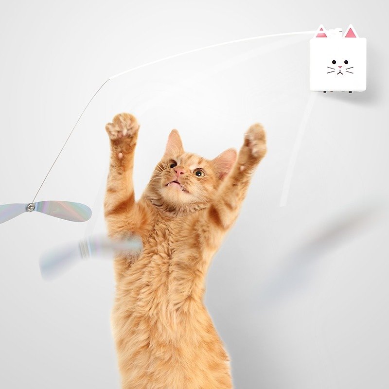 CatchCats猫抓抓(不含蝴蝶结遥控接收器) - 玩具 - 塑料 白色