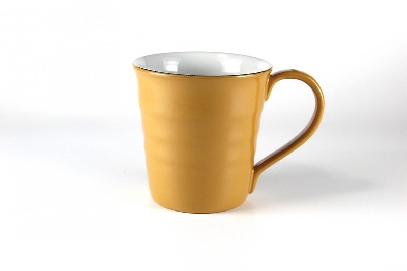 加雅美　マグカップ　レモン - 咖啡杯/马克杯 - 陶 黄色