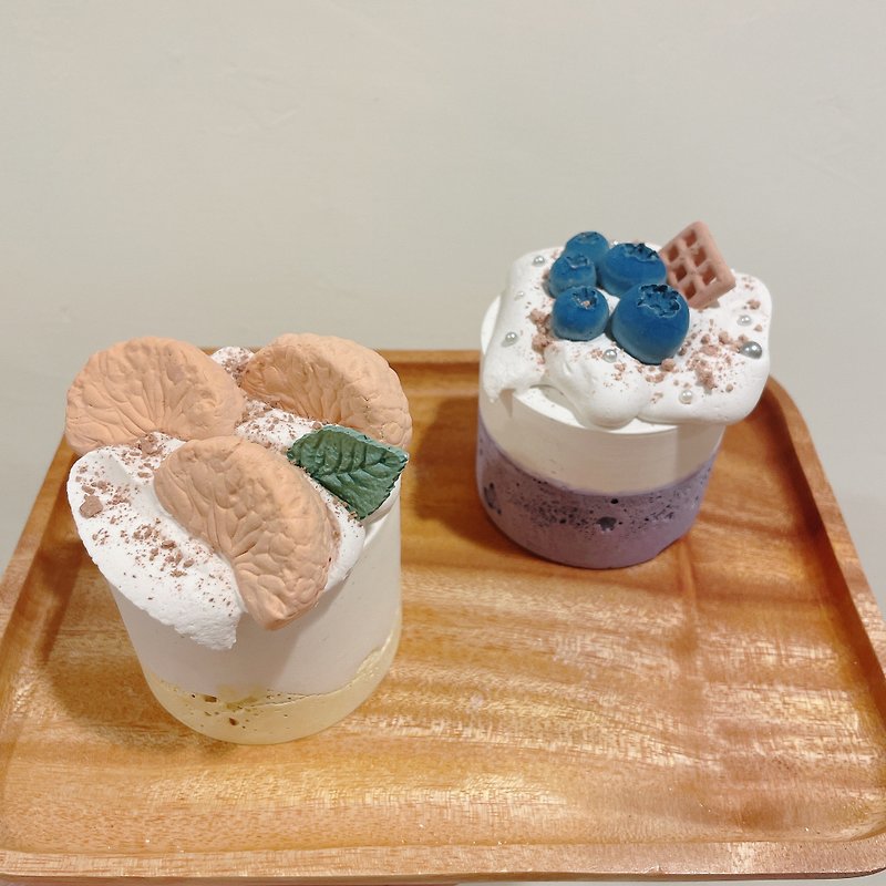【烘培石膏】甜点扩香石 慕斯蛋糕 - 香薰/精油/线香 - 其他材质 