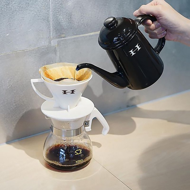 【日本HORIGUCHI】堀口咖啡 珐琅手冲壶 咖啡色  年节送礼 - 咖啡壶/周边 - 珐琅 咖啡色