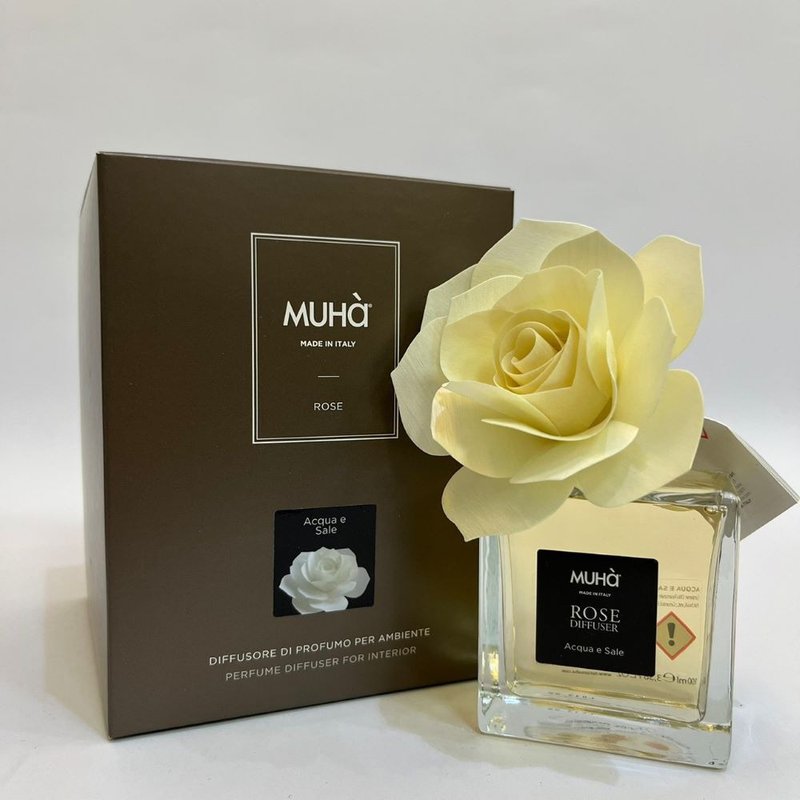 MUHà穆哈香氛 白玫瑰-逐浪 100ml/200ml - 香薰/精油/线香 - 精油 白色